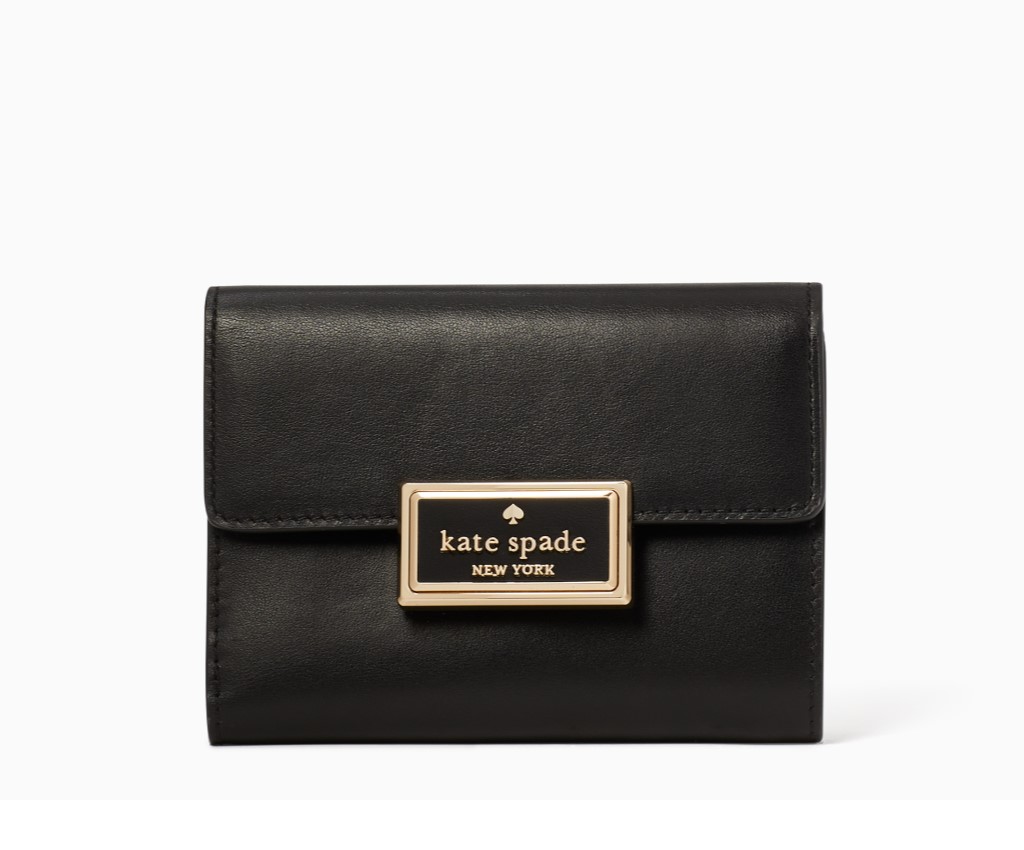 Reegan Medium Flap Wallet (Black)